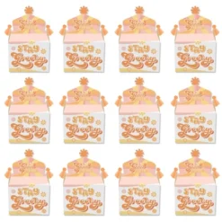 Big Dot Of Happiness Stay Groovy - Treat Box Party Favors - Boho Hippie Party Goodie Gable Boxes - Set Of 12 -Party Planers Store GUEST 1751670d 98fa 45d3 b6cd 8658d9462fb8