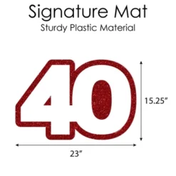 Big Dot Of Happiness We Still Do - 40th Wedding Anniversary - Guest Book Sign - Anniversary Party Guestbook Alternative - Signature Mat 10 Big Dot Of Happiness We Still Do - 40th Wedding Anniversary - Guest Book Sign - Anniversary Party Guestbook Alternative - Signature Mat -Party Planers Store GUEST 175eb98a 918d 4a94 9c95 c064a657a1ae