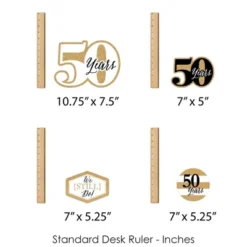 Big Dot Of Happiness We Still Do - 50th Wedding Anniversary - Anniversary Party Centerpiece Sticks - Showstopper Table Toppers - 35 Pieces -Party Planers Store GUEST 176aa8ef 04f1 46e3 af19 dc195cb039d6