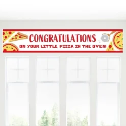 Big Dot Of Happiness Pizza Party Time - Baby Shower Decorations Party Banner -Party Planers Store GUEST 18cc5294 bed0 4a93 94b3 893bbae7f2f3