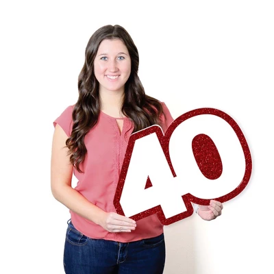 Big Dot Of Happiness We Still Do - 40th Wedding Anniversary - Guest Book Sign - Anniversary Party Guestbook Alternative - Signature Mat 6 Big Dot Of Happiness We Still Do - 40th Wedding Anniversary - Guest Book Sign - Anniversary Party Guestbook Alternative - Signature Mat - Image 4