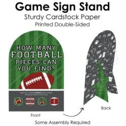 Big Dot Of Happiness End Zone - Football - Baby Shower Or Birthday Party Scavenger Hunt - 1 Stand And 48 Game Pieces - Hide And Find Game -Party Planers Store GUEST 1979f88d c66d 4c78 9630 70849635bb7c