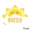 Big Dot Of Happiness You Are My Sunshine - Shaped Fill-in Invitations - Baby Shower Or Birthday Party Invitation Cards With Envelopes - Set Of 12 -Party Planers Store GUEST 1a709fe8 ec5d 4c61 a152 e7bef8f45e0e