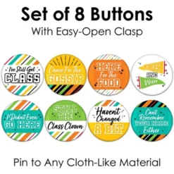 Big Dot Of Happiness Still Got Class - 3 Inch High School Reunion Party Badge - Pinback Buttons - Set Of 8 11 Big Dot Of Happiness Still Got Class - 3 Inch High School Reunion Party Badge - Pinback Buttons - Set Of 8 -Party Planers Store GUEST 1a76a36d 2324 4ab5 b3a9 729329a5e66e