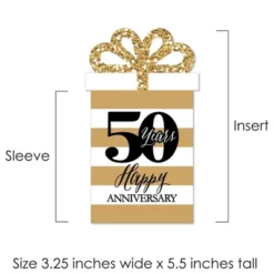 Big Dot Of Happiness We Still Do - 50th Wedding Anniversary - Anniversary Party Money And Gift Card Sleeves - Nifty Gifty Card Holders - Set Of 8 -Party Planers Store GUEST 1adaf219 fbb7 415b 9947 9334caa23843