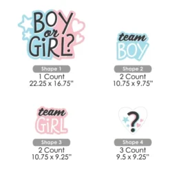Big Dot Of Happiness Baby Gender Reveal - Yard Sign And Outdoor Lawn Decorations - Team Boy Or Girl Party Yard Signs - Set Of 8 -Party Planers Store GUEST 1b0e86b8 6f8e 4701 82f5 33078f34ee81