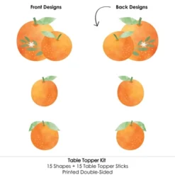 Big Dot Of Happiness Little Clementine - Orange Citrus Baby Shower Or Birthday Party Centerpiece Sticks - Table Toppers - Set Of 15 -Party Planers Store GUEST 1b3c66ef c706 44d0 9d0f c6f7f0fd8c81