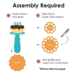 Big Dot Of Happiness Colorful Happy Birthday - DIY Birthday Party Money Holder Gift - Cash Cake -Party Planers Store GUEST 1b5cfb0b 9a4d 4d7f 980d 1b1778c3039c