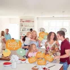 Big Dot Of Happiness Little Pumpkin - Fall Birthday Party Or Baby Shower Centerpiece Sticks - Showstopper Table Toppers - 35 Pieces -Party Planers Store GUEST 1c22bdc8 5611 4ed4 a84a f81f53f4489b