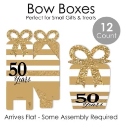 Big Dot Of Happiness We Still Do - 50th Wedding Anniversary - Square Favor Gift Boxes - Anniversary Party Bow Boxes - Set Of 12 -Party Planers Store GUEST 1c4fe2f7 64d2 401a abec fcd8e4ec06a7