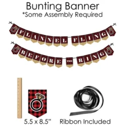 Big Dot Of Happiness Flannel Fling Before The Ring - Banner & Photo Booth Decorations Buffalo Plaid Bachelorette Party Supplies Kit Doterrific Bundle -Party Planers Store GUEST 1c6af6c4 ae67 4ea9 a7a2 0aec905cc969