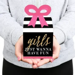 Big Dot Of Happiness Girls Night Out - Square Favor Gift Boxes - Bachelorette Party Bow Boxes - Set Of 12 -Party Planers Store GUEST 1c92edc7 a63c 4b9c 8bb7 c2038d6b8aaf
