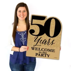 Big Dot Of Happiness We Still Do - 50th Wedding Anniversary - Party Decorations - Anniversary Party Welcome Yard Sign 12 Big Dot Of Happiness We Still Do - 50th Wedding Anniversary - Party Decorations - Anniversary Party Welcome Yard Sign -Party Planers Store GUEST 1c9edf1f af15 4e22 a5be 55a2e28ec523