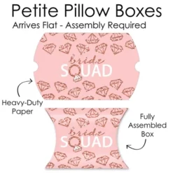 Big Dot Of Happiness Bride Squad - Favor Gift Boxes - Rose Gold Bridal Shower Or Bachelorette Party Petite Pillow Boxes - Set Of 20 11 Big Dot Of Happiness Bride Squad - Favor Gift Boxes - Rose Gold Bridal Shower Or Bachelorette Party Petite Pillow Boxes - Set Of 20 -Party Planers Store GUEST 1d662a85 c95a 4ddb be2a b1bd9930bc62