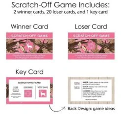 Big Dot Of Happiness Pink Gone Hunting - Deer Hunting Girl Camo Baby Shower Or Birthday Party Game Scratch Off Cards - 22 Count 8 Big Dot Of Happiness Pink Gone Hunting - Deer Hunting Girl Camo Baby Shower Or Birthday Party Game Scratch Off Cards - 22 Count -Party Planers Store GUEST 1dd02ee0 5c89 4d53 825c d31198fe1148