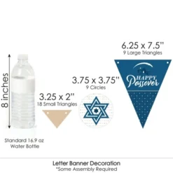 Big Dot Of Happiness Happy Passover - Pesach Party Letter Banner Decoration - 36 Banner Cutouts And Happy Passover Banner Letters -Party Planers Store GUEST 1e161a17 6a54 4e50 8cb0 fad3ea87447c