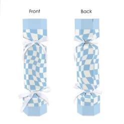 Big Dot Of Happiness Blue Checkered Party - No Snap Party Table Favors - DIY Cracker Boxes - Set Of 12 -Party Planers Store GUEST 1e9ebfda e01e 44d5 884e 652494830ff8