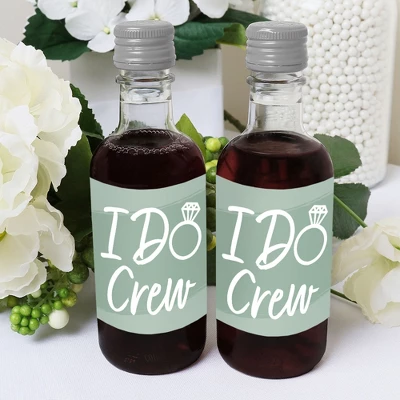 Big Dot Of Happiness Sage Green Elegantly Simple - Mini Wine & Champagne Bottle Label Stickers - Wedding Or Bridal Shower Guest Party Favor Gift 16 Ct 5 Big Dot Of Happiness Sage Green Elegantly Simple - Mini Wine & Champagne Bottle Label Stickers - Wedding Or Bridal Shower Guest Party Favor Gift 16 Ct - Image 3