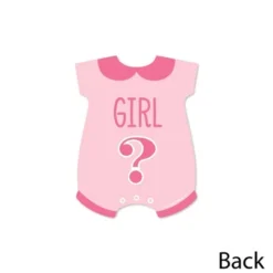 Big Dot Of Happiness Gender Reveal - Baby Bodysuit Baby Shower Decorations DIY Party Essentials - Set Of 20 -Party Planers Store GUEST 1ff65481 dc7c 40ab 9de8 809c90b2c1b7