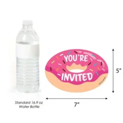 Big Dot Of Happiness Donut Worry, Let's Party - Shaped Fill-in Invitations - Doughnut Party Invitation Cards With Envelopes - Set Of 12 -Party Planers Store GUEST 203aa3c0 360a 42e9 a919 be985f4853da