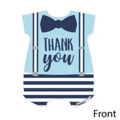Big Dot Of Happiness It's A Boy - Shaped Thank You Cards - Blue Baby Shower Thank You Note Cards With Envelopes - Set Of 12 -Party Planers Store GUEST 20d7aa52 65ee 4b96 9b53 c3b098dbde52
