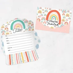 Big Dot Of Happiness Hello Rainbow - Fill-In Cards - Boho Baby Shower And Birthday Party Fold And Send Invitations - Set Of 8 -Party Planers Store GUEST 20ef7f0c 5fde 40d3 9506 9f7d37b0dc18