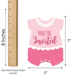 Big Dot Of Happiness It's A Girl - Shaped Fill-in Invitations - Pink Baby Shower Invitation Cards With Envelopes - Set Of 12 10 Big Dot Of Happiness It's A Girl - Shaped Fill-in Invitations - Pink Baby Shower Invitation Cards With Envelopes - Set Of 12 -Party Planers Store GUEST 20fd5b3c 0e5c 43a7 bfa4 9e2cfa4e0250