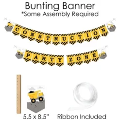 Big Dot Of Happiness Dig It - Construction Party Zone - Banner And Photo Booth Decor - Baby Shower Or Birthday Party Supplies Kit - Doterrific Bundle -Party Planers Store GUEST 21755025 5a2f 438b 9deb a90843b2d944