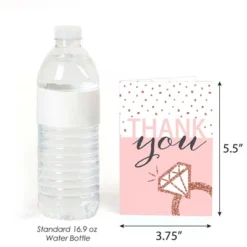 Big Dot Of Happiness Bride Squad - Rose Gold Bridal Shower Or Bachelorette Party Thank You Cards (8 Count) -Party Planers Store GUEST 2194f86f a8ad 4921 9136 6d0ce1199b8c