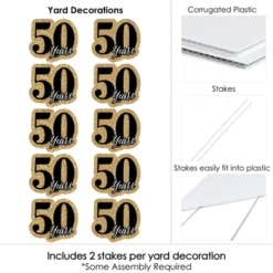 Big Dot Of Happiness We Still Do - 50th Wedding Anniversary Lawn Decorations - Outdoor Anniversary Party Yard Decorations - 10 Piece 11 Big Dot Of Happiness We Still Do - 50th Wedding Anniversary Lawn Decorations - Outdoor Anniversary Party Yard Decorations - 10 Piece -Party Planers Store GUEST 22e1c66f 1682 45c0 8a86 1b74c62e834b