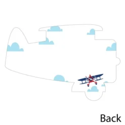 Big Dot Of Happiness Taking Flight - Airplane - Shaped Thank You Cards - Vintage Plane Party Thank You Note Cards With Envelopes - Set Of 12 -Party Planers Store GUEST 23ffcd14 ec75 4eac 8af8 3415fe61452a