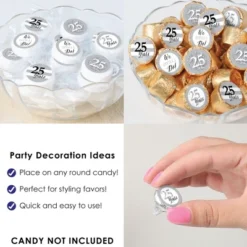 Big Dot Of Happiness We Still Do - 25th Wedding Anniversary - Anniversary Party Small Round Candy Stickers - Party Favor Labels - 324 Count -Party Planers Store GUEST 24b68726 a2e4 4899 9d34 d64f0e1cdd79