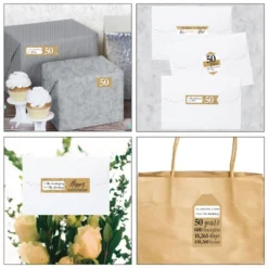 Big Dot Of Happiness We Still Do 50th Wedding Anniversary Assorted Anniversary Party Gift Tag Labels To And From Stickers 12 Sheets 120 Stickers -Party Planers Store GUEST 2510e1cd 2e44 467f b075 cf6691b8c4b3