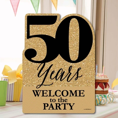 Big Dot Of Happiness We Still Do - 50th Wedding Anniversary - Party Decorations - Anniversary Party Welcome Yard Sign 4 Big Dot Of Happiness We Still Do - 50th Wedding Anniversary - Party Decorations - Anniversary Party Welcome Yard Sign - Image 2