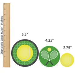 Big Dot Of Happiness You Got Served - Tennis - Baby Shower Or Tennis Ball Birthday Party Decor And Confetti - Terrific Table Centerpiece Kit 30 Ct -Party Planers Store GUEST 259fd49d 783f 4a41 8874 48738c7a61c8