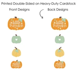 Big Dot Of Happiness Little Pumpkin - Fall Birthday Party Or Baby Shower Centerpiece Sticks - Showstopper Table Toppers - 35 Pieces -Party Planers Store GUEST 25a33115 ae89 4f7f a63c d9da98620fbd