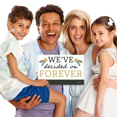 Big Dot Of Happiness She Said Yes - Photo Prop Signs - Engagement Announcements - 10 Pieces 5 Big Dot Of Happiness She Said Yes - Photo Prop Signs - Engagement Announcements - 10 Pieces - Image 3