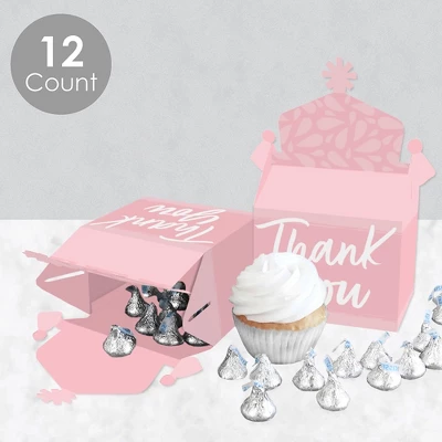 Big Dot Of Happiness Pink Elegantly Simple - Treat Box Party Favors - Guest Party Favors Goodie Gable Boxes - Set Of 12 4 Big Dot Of Happiness Pink Elegantly Simple - Treat Box Party Favors - Guest Party Favors Goodie Gable Boxes - Set Of 12 - Image 2