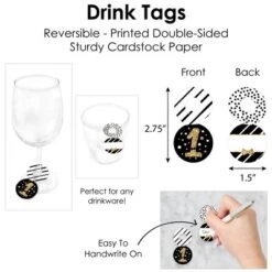 Big Dot Of Happiness 1st Birthday Little Mr. Onederful - Boy First Birthday Party Paper Charger & Table Decorations Chargerific Kit For 8 -Party Planers Store GUEST 262783af f40b 4306 ae0b 68f826cfc902