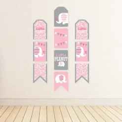 Big Dot Of Happiness Pink Elephant - Hanging Vertical Paper Door Banners - Girl Baby Shower Or Birthday Party Wall Decoration Kit - Indoor Door Decor -Party Planers Store GUEST 264322cf e147 4da3 bdf7 7781b29f51cb