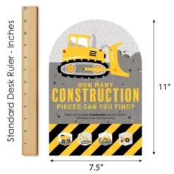 Big Dot Of Happiness Dig It - Construction Party Zone - Baby Shower Or Birthday Party Scavenger Hunt - 1 Stand And 48 Game Pieces - Hide And Find Game 12 Big Dot Of Happiness Dig It - Construction Party Zone - Baby Shower Or Birthday Party Scavenger Hunt - 1 Stand And 48 Game Pieces - Hide And Find Game -Party Planers Store GUEST 2658e4e1 8066 43f5 b63d e19364ae0f2d