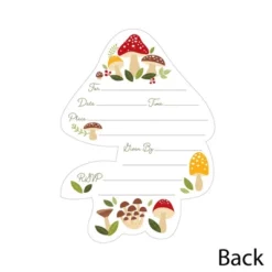 Big Dot Of Happiness Wild Mushrooms - Shaped Fill-In Invitations - Red Toadstool Party Invitation Cards With Envelopes - Set Of 12 -Party Planers Store GUEST 266fe3b4 bb4c 4d3a 8f87 f43d1e59f0c3