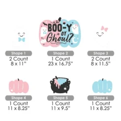 Big Dot Of Happiness Boo-y Or Ghoul - Yard Sign And Outdoor Lawn Decorations - Halloween Gender Reveal Party Yard Signs - Set Of 8 -Party Planers Store GUEST 28412e0e 7cdd 4f04 a4b4 f95004d205f0