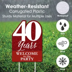 Big Dot Of Happiness We Still Do - 40th Wedding Anniversary - Party Decorations - Anniversary Party Welcome Yard Sign -Party Planers Store GUEST 293a4518 3b99 42f8 863e 0a2df8000a89