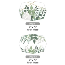 Big Dot Of Happiness Boho Botanical - Decorations DIY Greenery Party Essentials - Set Of 20 -Party Planers Store GUEST 2a46345a 29f0 42fc 908a 6b9ebf453291