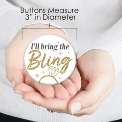 Big Dot Of Happiness I'll Bring The Bling - 3 Inch Pink And Gold Bachelorette Party Badge - Pinback Buttons - Set Of 8 13 Big Dot Of Happiness I'll Bring The Bling - 3 Inch Pink And Gold Bachelorette Party Badge - Pinback Buttons - Set Of 8 -Party Planers Store GUEST 2a9e1710 92e1 4682 b04e 3a728dd2fa55