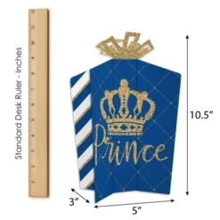 Big Dot Of Happiness Royal Prince Charming - Baby Shower Or Birthday Party Decor And Confetti - Terrific Table Centerpiece Kit - Set Of 30 -Party Planers Store GUEST 2b568925 d76c 487b 99e3 7153ed2a7f81