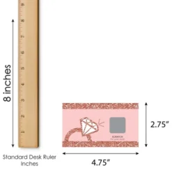 Big Dot Of Happiness Bride Squad - Rose Gold Bridal Shower Or Bachelorette Party Game Scratch Off Dare Cards - 22 Count -Party Planers Store GUEST 2b691533 fe2a 4267 853f 4bef3fdeb984