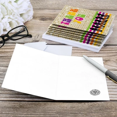 Big Dot Of Happiness 70's Disco - 1970's Disco Fever Party Thank You Cards (8 Count) 5 Big Dot Of Happiness 70's Disco - 1970's Disco Fever Party Thank You Cards (8 Count) - Image 3