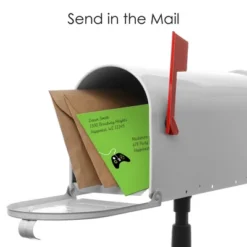 Big Dot Of Happiness Game Zone - Fill-In Cards - Pixel Video Game Party Or Birthday Party Fold And Send Invitations - Set Of 8 -Party Planers Store GUEST 2c59f895 ade5 4f64 b92d 7878b331542c